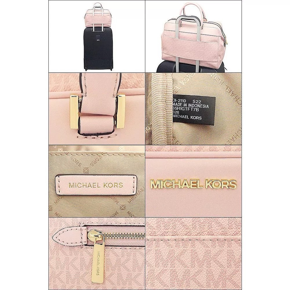 Michael Kors Travel Large Duffle/Weekender Bag With Trolley Sleeve ( pink) - Picture 8 of 9